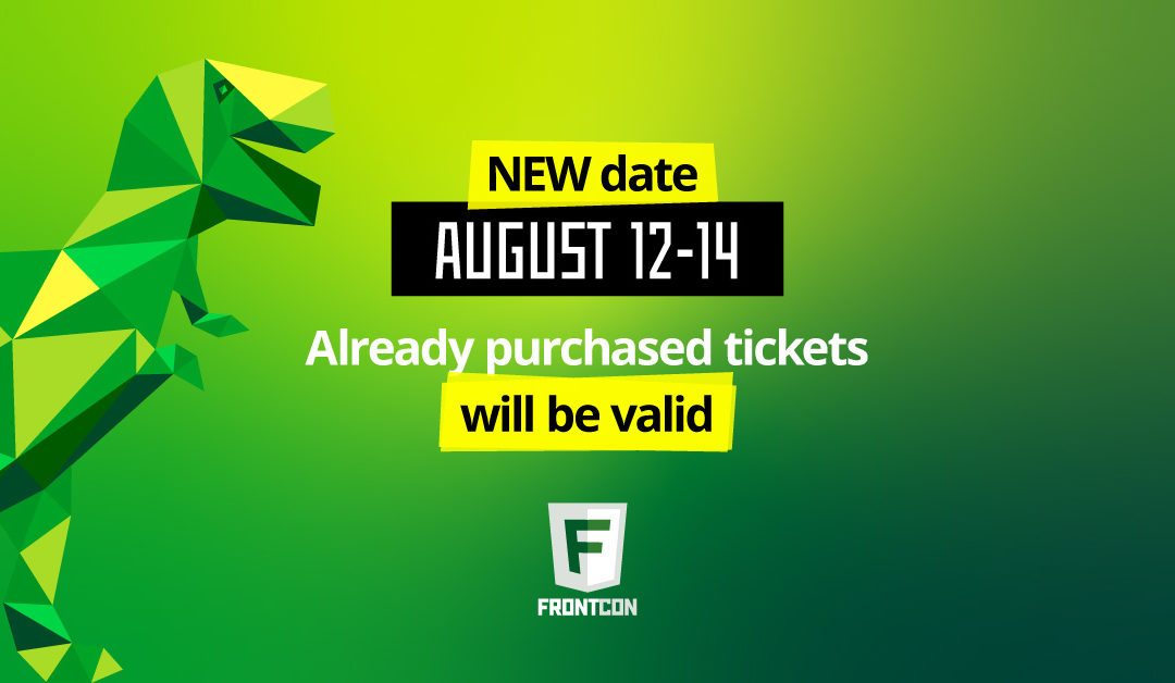 FrontCon 2020 ticket policy